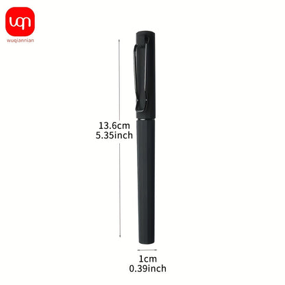 [Gel Pen 0.7mm] WQN) 2/5pcs Gel Pen Minimalist Black Neutral Pens, 0.7mm Nib, New, Business Style, Exam Use, Practice Pen, Writing Pen, Comfortable Grip, Easy To Write, Writing, Smooth And Dry Writing