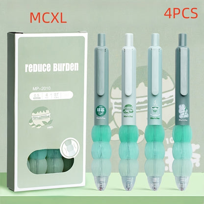 Popular Choice] 4/20pcs Gel Pen Per Box Decompression Soft Grip Push-Type Neutral Pen, Super Soft Grip, Comfortable Grip, 0.5Mm Black Ink, Plastic Material, Retractable, Quick-Drying, Suitable for School And Office Supplies Stationery Gifts