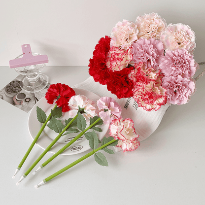 Creative Simulation Carnation Bouquet Ballpoint Pen - Mother's Day, Teacher's Day, Birthday Gift