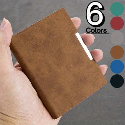 6 Colors, A7 Pocket Notebook Small Notebook for Office Use, Small Fresh Portable Notebook with Soft Cover, Mini Notebook
