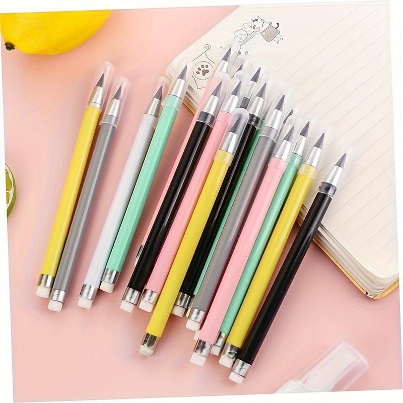 6pcs HB Eternal Pencil • Black Technology Sketch Pencil • Not Easy to Break • Doesn't Need Sharpening