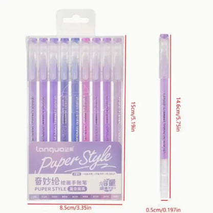 Languo 162/213pcs Gel Pen Set, Pens Set, 0.6mm Tip, Rich Colors, Smooth Writing, Large Ink Capacity, Multifunctional for Office, Art, DIY, Scrapbooking