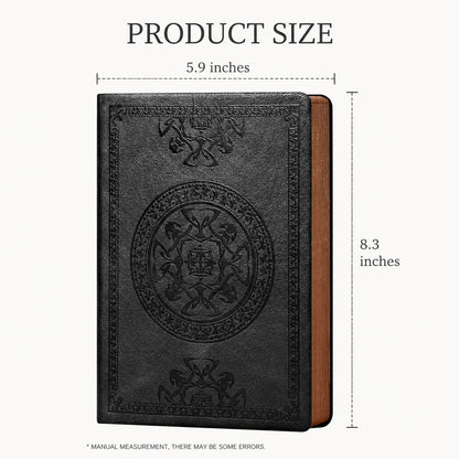 CAGIE soft leather journal A5 Lined college ruled notebooks 4-PACK sketchbook composition back to school shopping 2026 college essentials bible study Prayer Journal Grimoire stuff Gift junk journal scrapbooks,sohochic